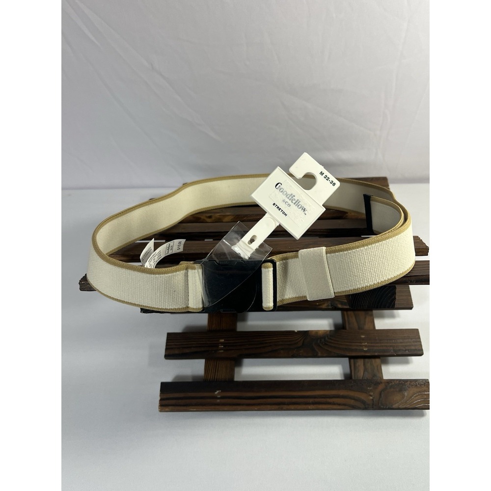 Goodfellow & co Mens Striped Edge Belt Sz M(32-36)